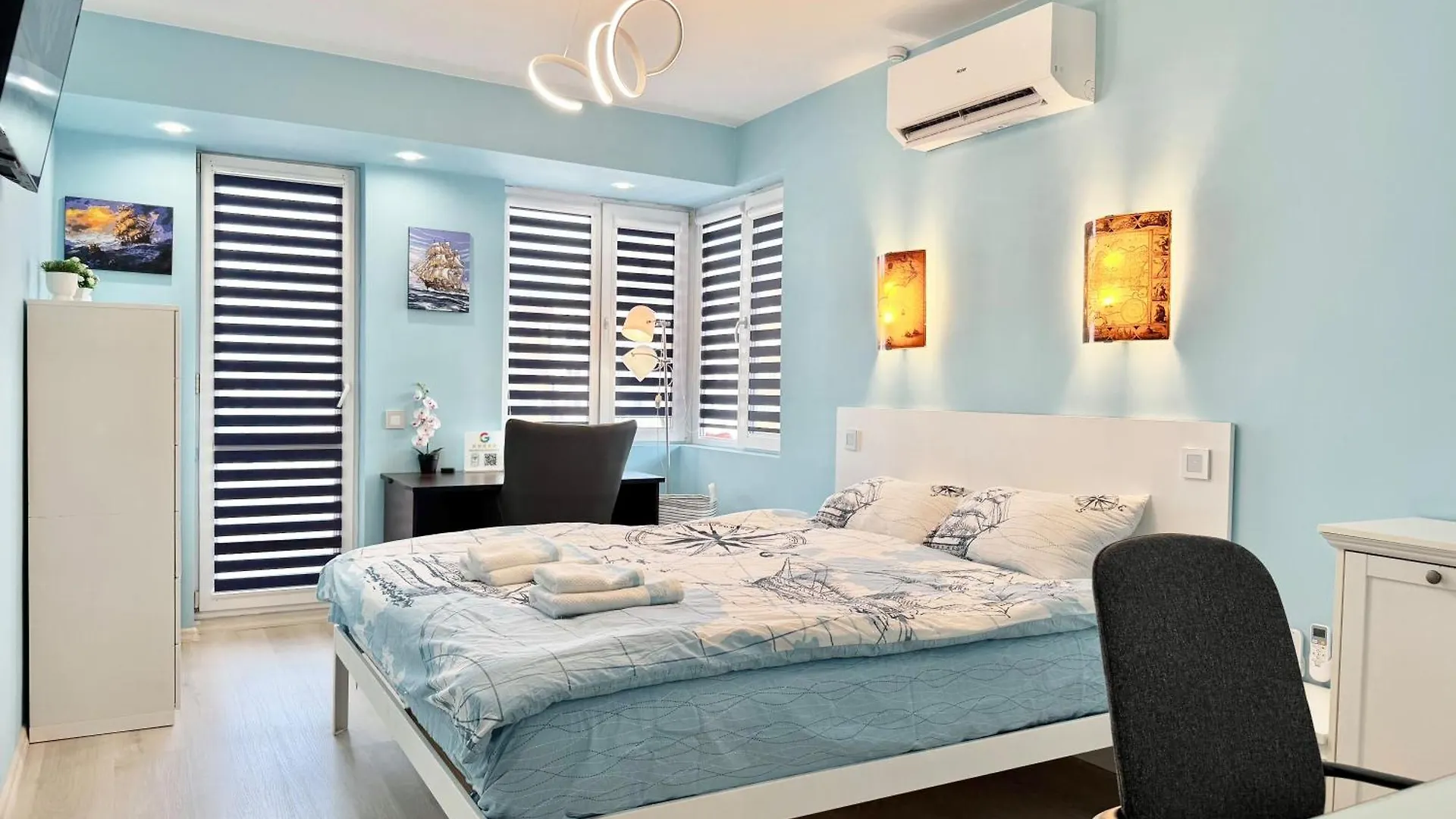 Apartamento Seasky Smarthome Penthouse For 6 Guests With Private Parking 5 Minutes Аway From Central Beach Burgas And City Centre